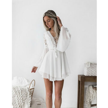 Nuevo-Mini-vestido-bohemio-de-verano-blanco-para-chicas-vestidos-de-manga-larga-con-cuello-en.jpeg